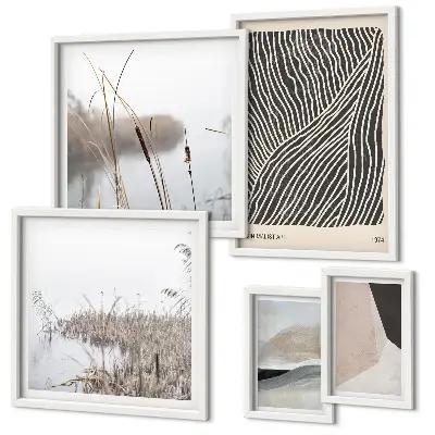 Gallery wall Minimalist nature art