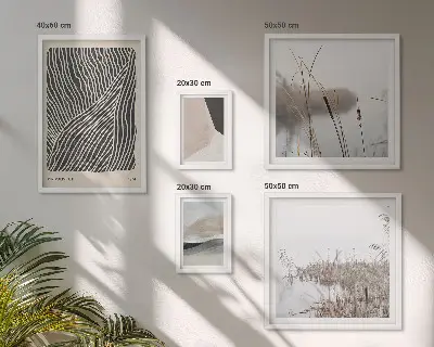 Gallery wall Minimalist nature art