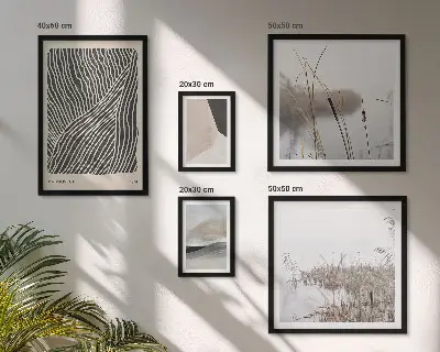 Gallery wall Minimalist nature art