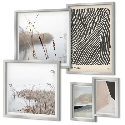 Gallery wall Minimalist nature art