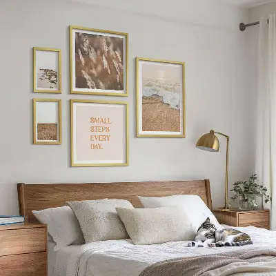 Gallery wall Seaside landscapes quotes about life