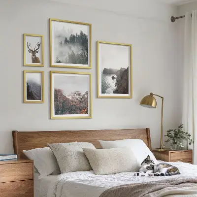 Wildlife landscapes wall art set of 5 pieces