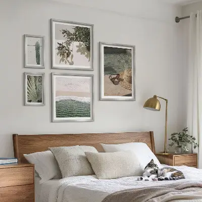 Gallery wall Summer plants water relaxation