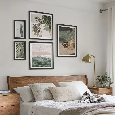 Gallery wall Summer plants water relaxation