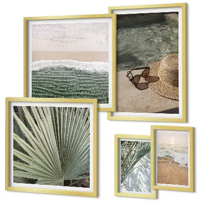 Gallery wall Stylish holiday water themes
