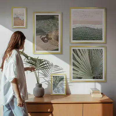 Gallery wall Stylish holiday water themes