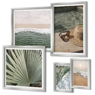 Gallery wall Stylish holiday water themes
