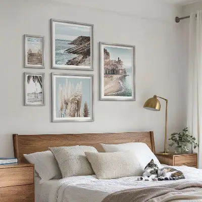 Gallery wall Stylish seaside views