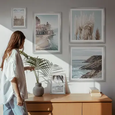 Gallery wall Stylish seaside views