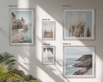 Gallery wall Stylish seaside views