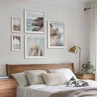 Gallery wall Stylish seaside views