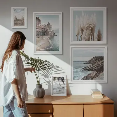 Gallery wall Stylish seaside views