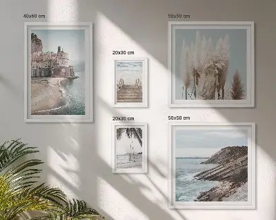 Gallery wall Stylish seaside views
