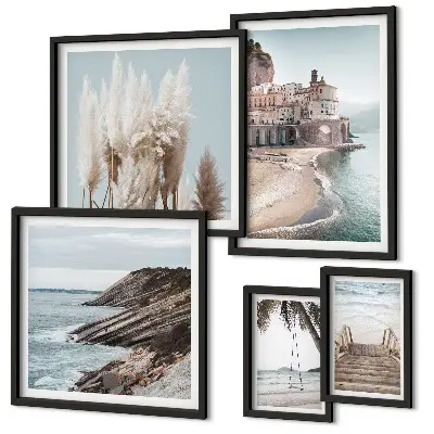 Gallery wall Stylish seaside views