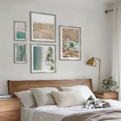 Framed photo set Tropical beach views