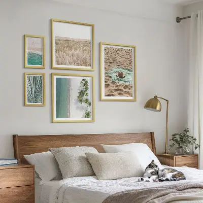 Framed photo set Tropical beach views