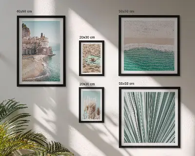 Seaside view wall art set of 5 pieces