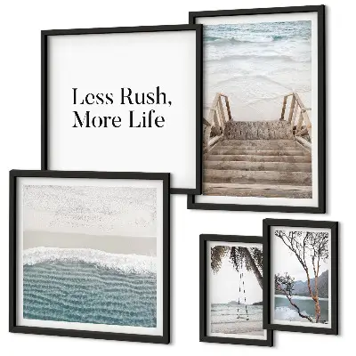 Framed photo set Beaches, peace, sea views