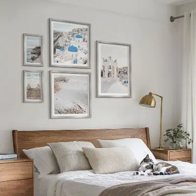 Gallery wall The white landscapes of Greece