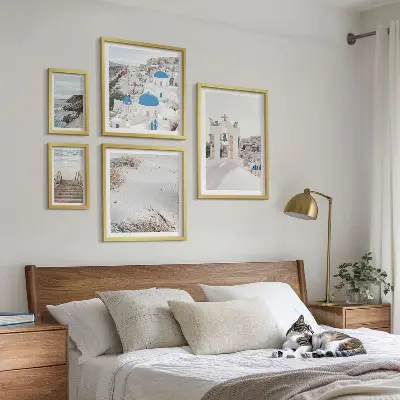 Gallery wall The white landscapes of Greece