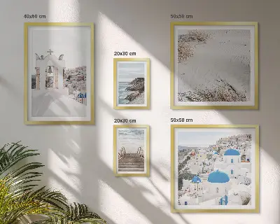 Gallery wall The white landscapes of Greece