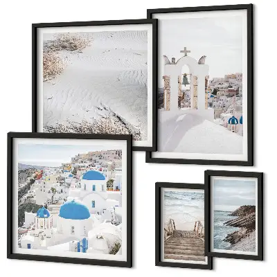 Gallery wall The white landscapes of Greece