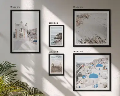 Gallery wall The white landscapes of Greece