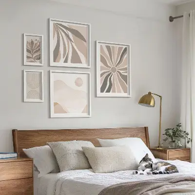 Framed photo set Stylish nature compositions