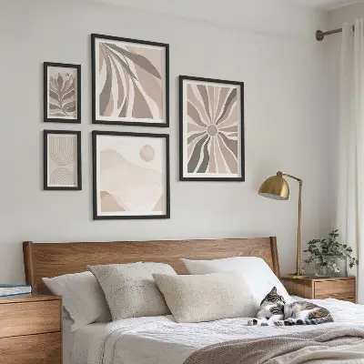 Framed photo set Stylish nature compositions