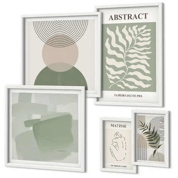 Gallery wall Stylish plant compositions