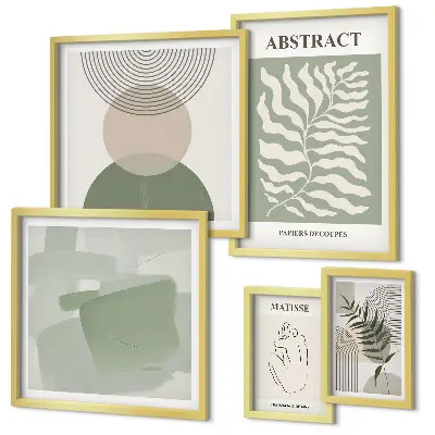 Gallery wall Stylish plant compositions
