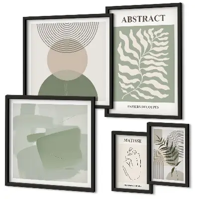 Gallery wall Stylish plant compositions