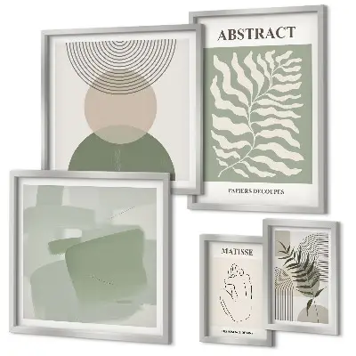 Gallery wall Stylish plant compositions