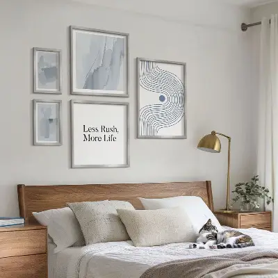 Gallery wall Modern minimalist graphics