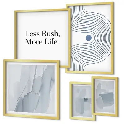 Gallery wall Modern minimalist graphics
