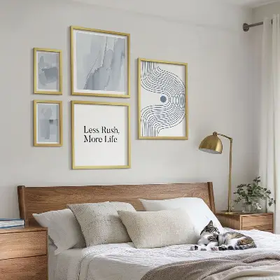 Gallery wall Modern minimalist graphics