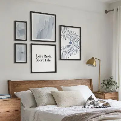 Gallery wall Modern minimalist graphics