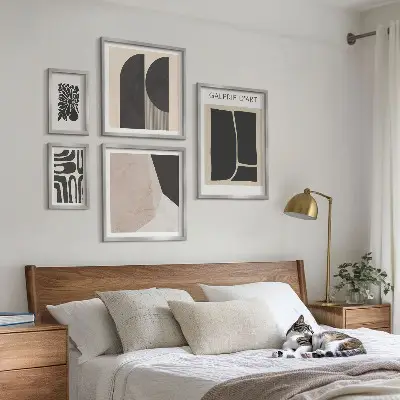 Framed photo set Stylish minimalist graphics