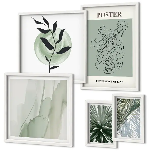Gallery wall nature plant inspirations