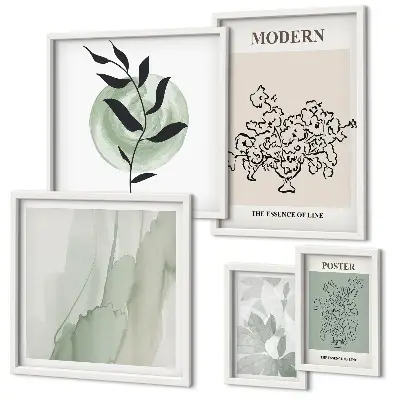 Framed photo set Modern minimalist decorations