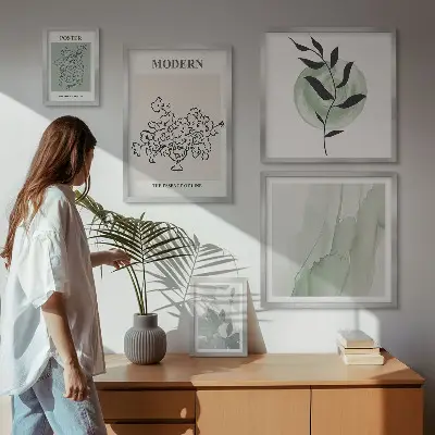 Framed photo set Modern minimalist decorations