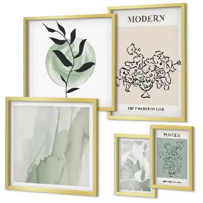 Framed photo set Modern minimalist decorations
