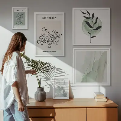 Framed photo set Modern minimalist decorations