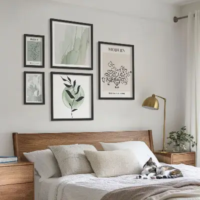 Framed photo set modern minimalist decorative wall art