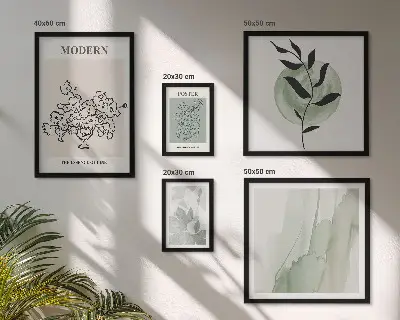 Framed photo set Modern minimalist decorations