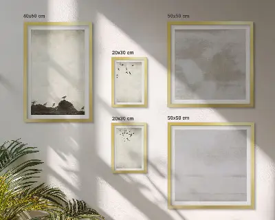 Gallery wall Industrial flock of birds