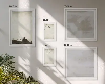 Gallery wall Industrial flock of birds
