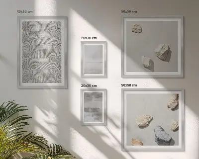 Gallery wall Modern minimalist textures