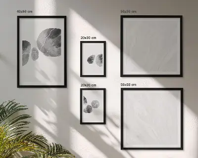 Set of 5 wall art pieces Abstract paint splashes painting