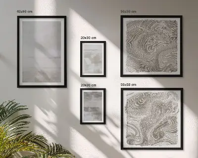 Framed photo set Worn textures modern style
